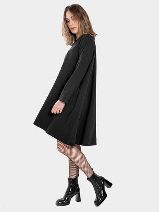 V Neck 3/4 Sleeve Dress - Baci Fashion