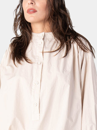 V-Neck 3/4 Sleeve Organic Cotton Blouse - Baci Fashion