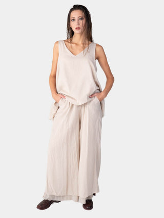 V - Neck Organic Cotton Tank Top - Baci Fashion