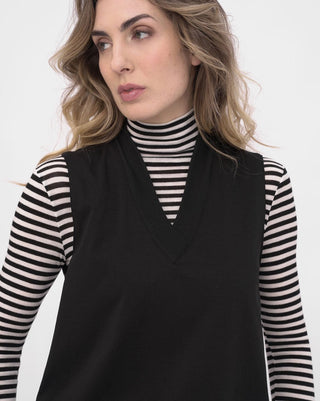 V Neck Sleeveless Dress - Baci Fashion