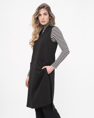 V Neck Sleeveless Dress - Baci Fashion