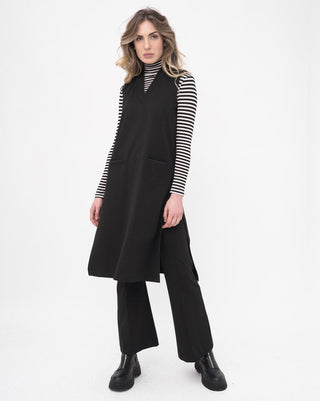 V Neck Sleeveless Dress - Baci Fashion