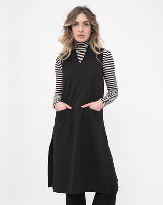 V Neck Sleeveless Dress - Baci Fashion