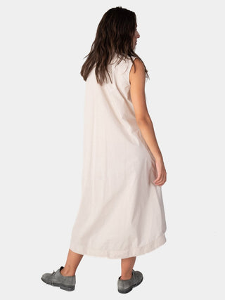 V-Neck Sleeveless Organic Cotton Midi Dress - Baci Fashion