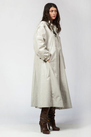 Velvet Double - Breasted Long Coat - Baci Fashion