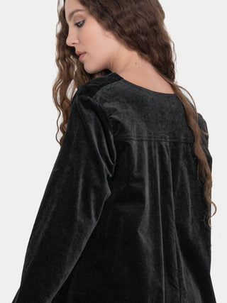 Velvet V - Neck Tunic - Baci Fashion