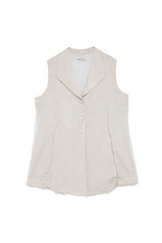 Vest with Satin Back - Baci Fashion