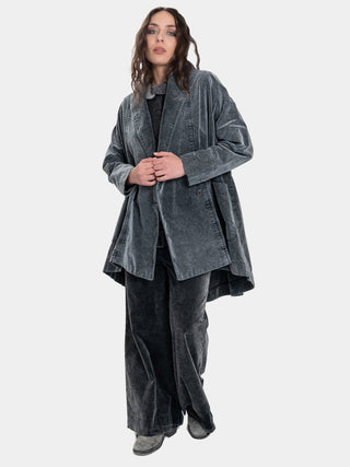 Vintage Look Shawl Collar Coat - Baci Fashion