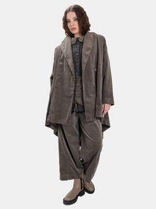 Vintage Look Shawl Collar Coat - Baci Fashion