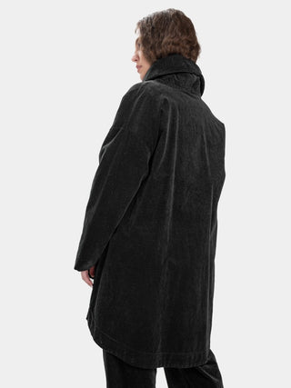 Vintage Look Shawl Collar Coat - Baci Fashion