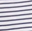 White Navy Stripe