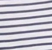 White Navy Stripe
