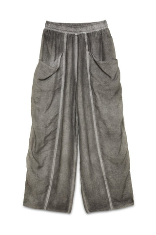 Wide - Leg Pants with Front Long Pockets - Baci Fashion
