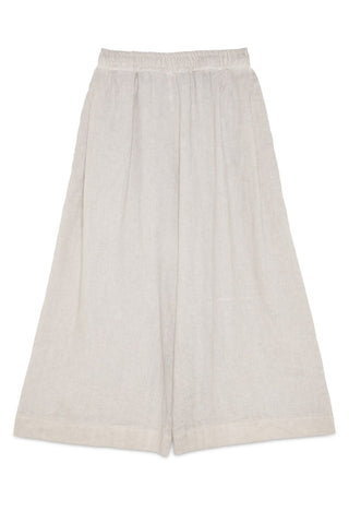 Wide - leg Pants with Side Pleats - Baci Fashion