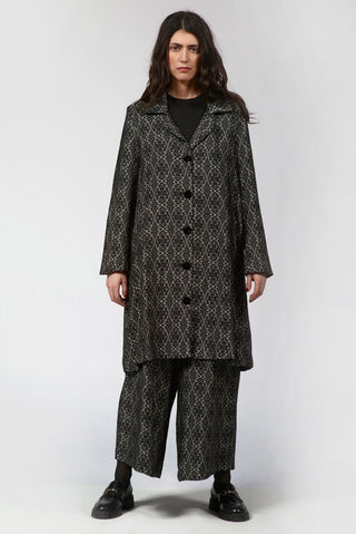 Wool - Blend Long Jacket - Baci Fashion
