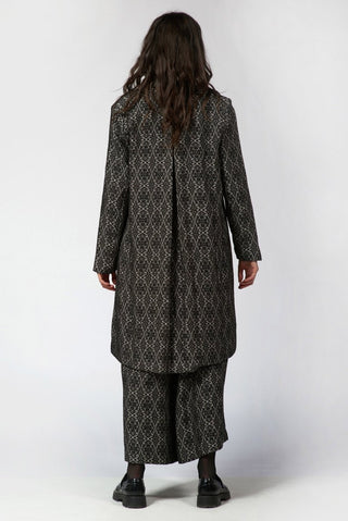 Wool - Blend Long Jacket - Baci Fashion