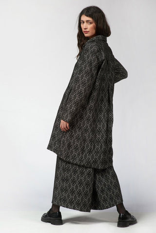 Wool - Blend Long Jacket - Baci Fashion