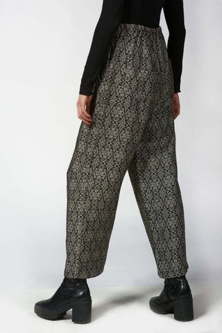Wool - Blend Pants with Back Pockets - Baci Fashion