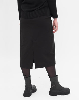 Zip Up Midi Skirt - Baci Fashion