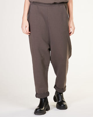 Elastic Waist Drop Crotch Sweatpant
