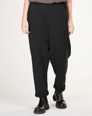 Elastic Waist Drop Crotch Sweatpant