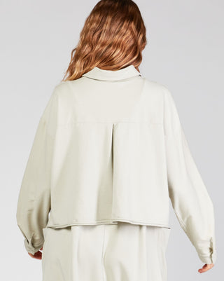 Oversized-Pocket-Jacket-back-view in beige by baci
