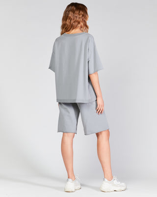 Raw-Edge-Sleeve-T-Shirt-Back-view-baci-fashion