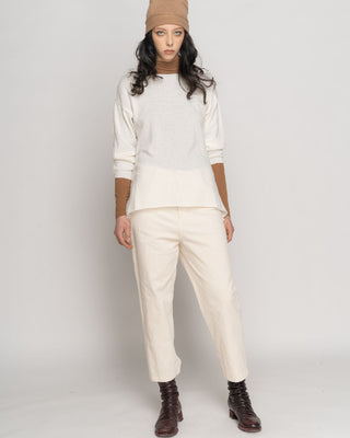 Rolled Cuffed Crewneck Sweater