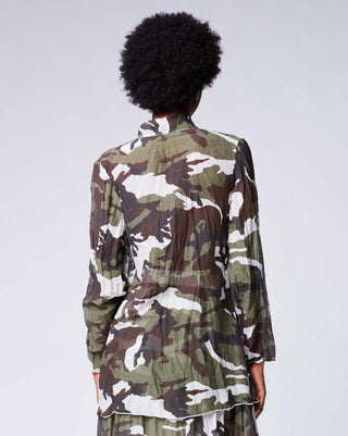 Camo Blouse - Baci Fashion