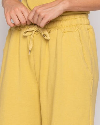 Drawstring Terry Elastic Shorts - Baci Fashion