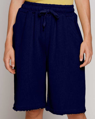 Drawstring Terry Elastic Shorts - Baci Fashion