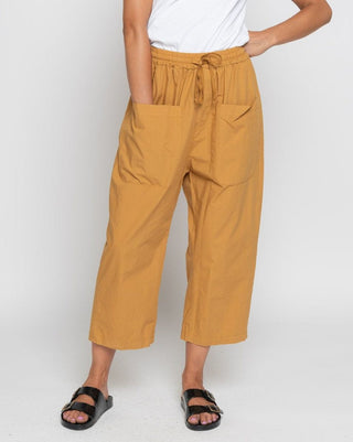 Elastic Drawstring Pouch Pocket Pants - Baci Fashion