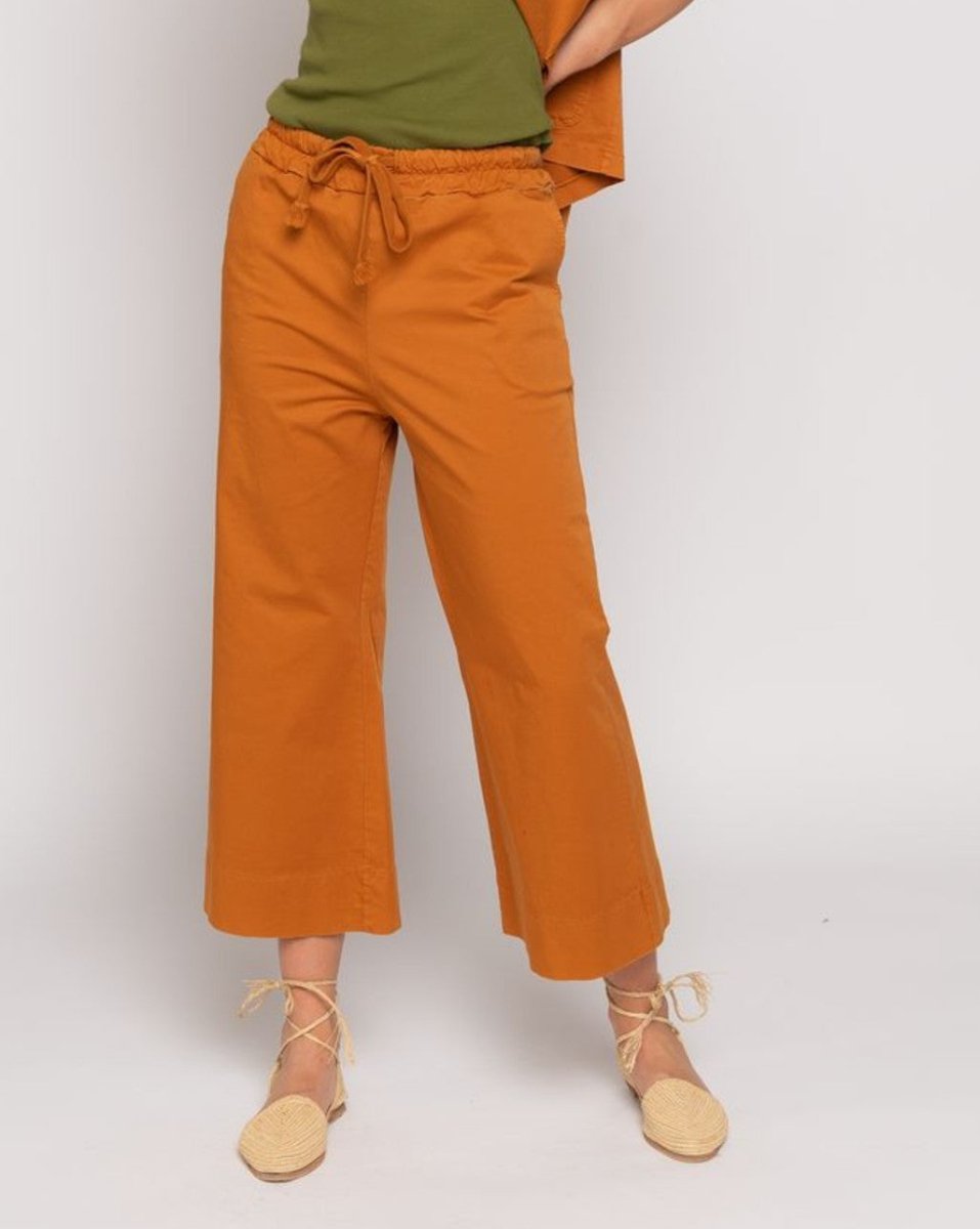 Elastic Waist Drawstring Palazzo Sweatpant – Baci Fashion