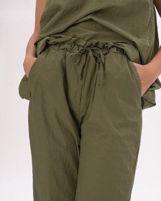 Light Organic Cotton Elastic Pants - Baci Fashion
