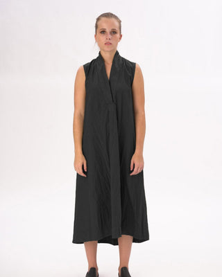 Organic Cotton Swan Neck Sleeveless Dress Baci Fashion Organic Cotton Swan Neck Sleeveless Dress Baci Fashion