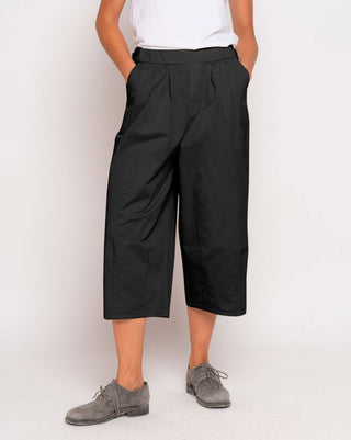 Pleated Elastic Wide Leg Trouser - Baci Fashion