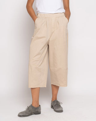 Pleated Elastic Wide Leg Trouser - Baci Fashion