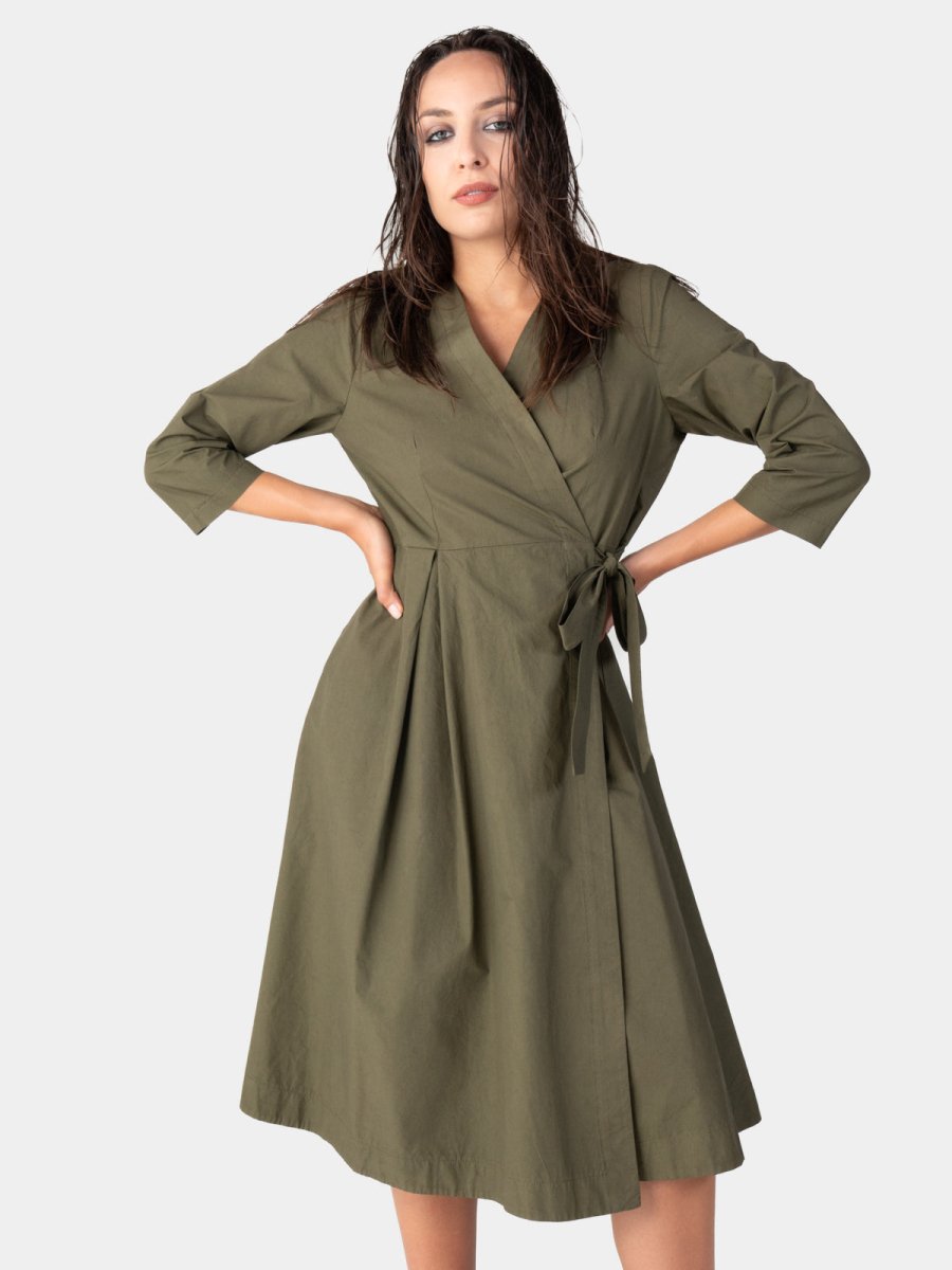 pleated midi wrap dress LTS Tall Navy Blue Chiffon Dobby Pleated Wrap Midi Dress
