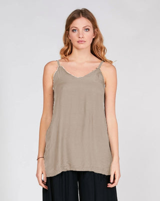 Raw Fray Camisole - Baci Online Store