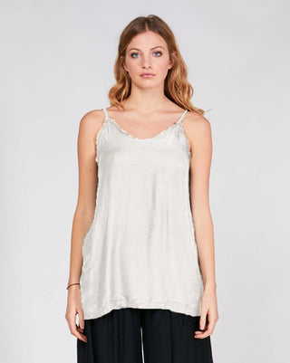 Raw Fray Camisole - Baci Online Store