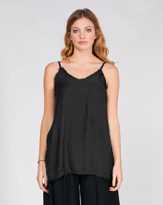 Raw Fray Camisole - Baci Online Store