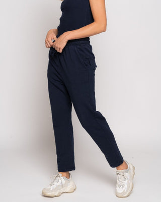 Seamed Pocket Drawstring Sweatpant - Baci Fashion