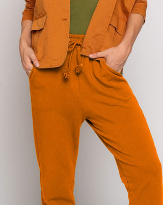 Seamed Pocket Drawstring Sweatpant - Baci Fashion