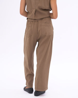 Sleek Elastic Waist Drawstring Pants - Baci Fashion