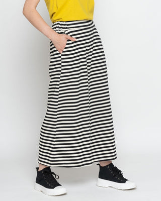 Striped Elastic Palazzo Pant - Baci Fashion