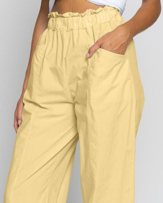 Summer Scrunched Drawstring Sweatpant - Baci Fashion