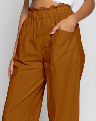 Summer Scrunched Drawstring Sweatpant - Baci Fashion