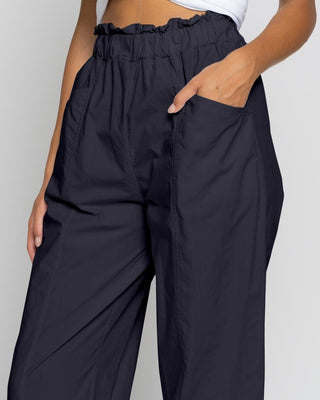 Summer Scrunched Drawstring Sweatpant - Baci Fashion