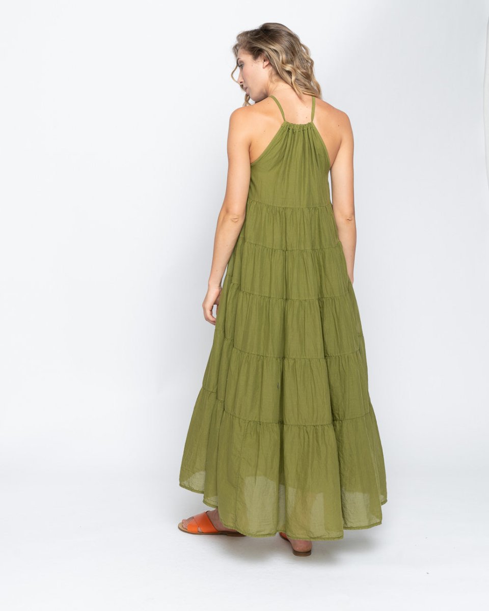 Tiered String Tank Dress Baci Fashion Tiered String Tank Dress Baci Fashion