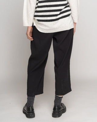 Tiled Pleated Drawstring Trouser - Baci Fashion